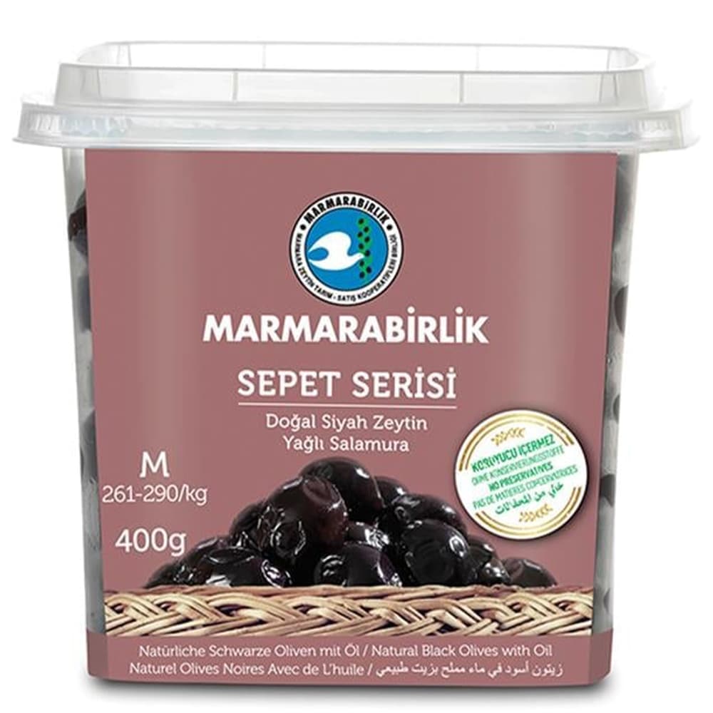 M.B YYAĞLI SALAMURA SİYAH ZEYTİN 261-290 (M)