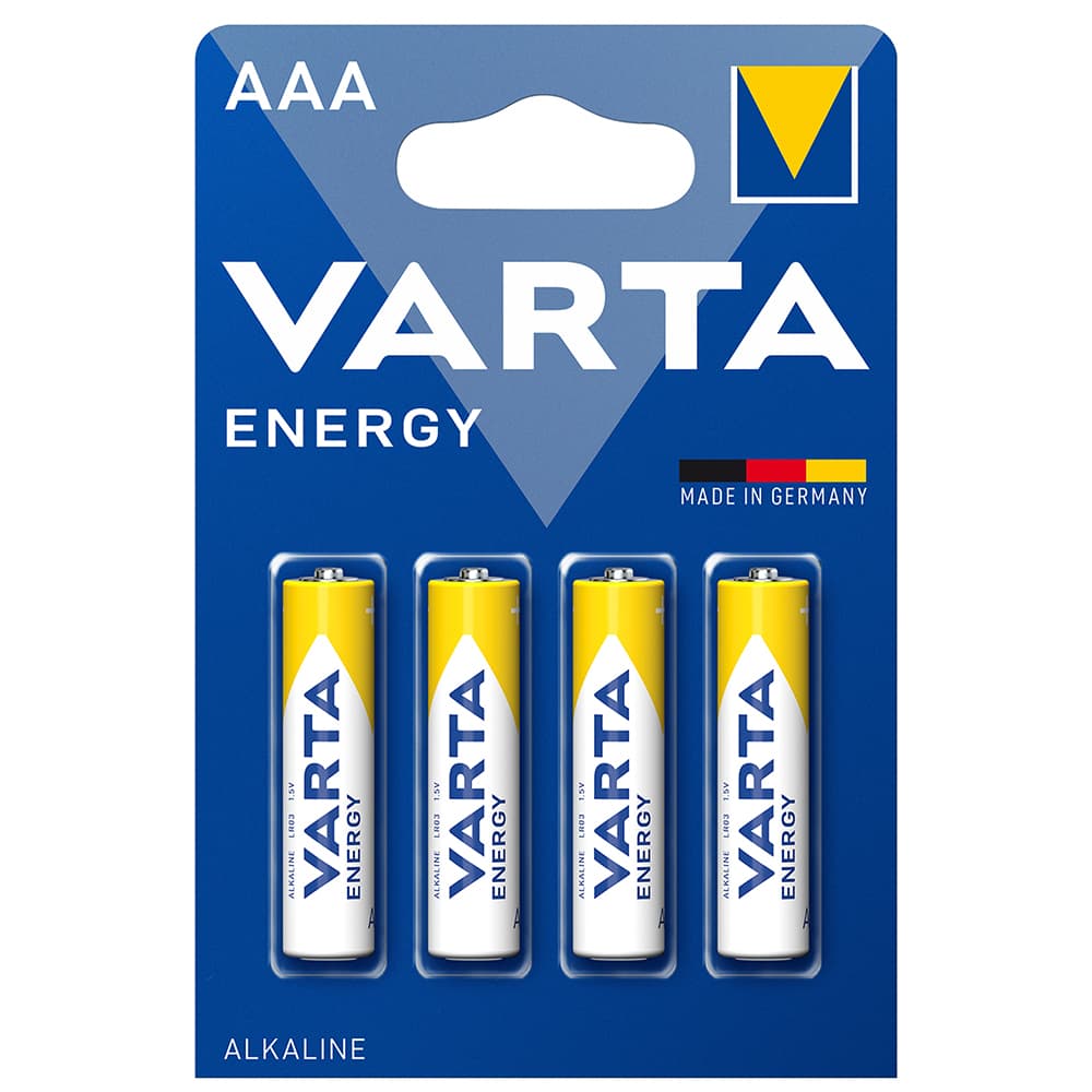 VARTA ENERGY ALKALIN İNCE PİL 4 LÜ AAA