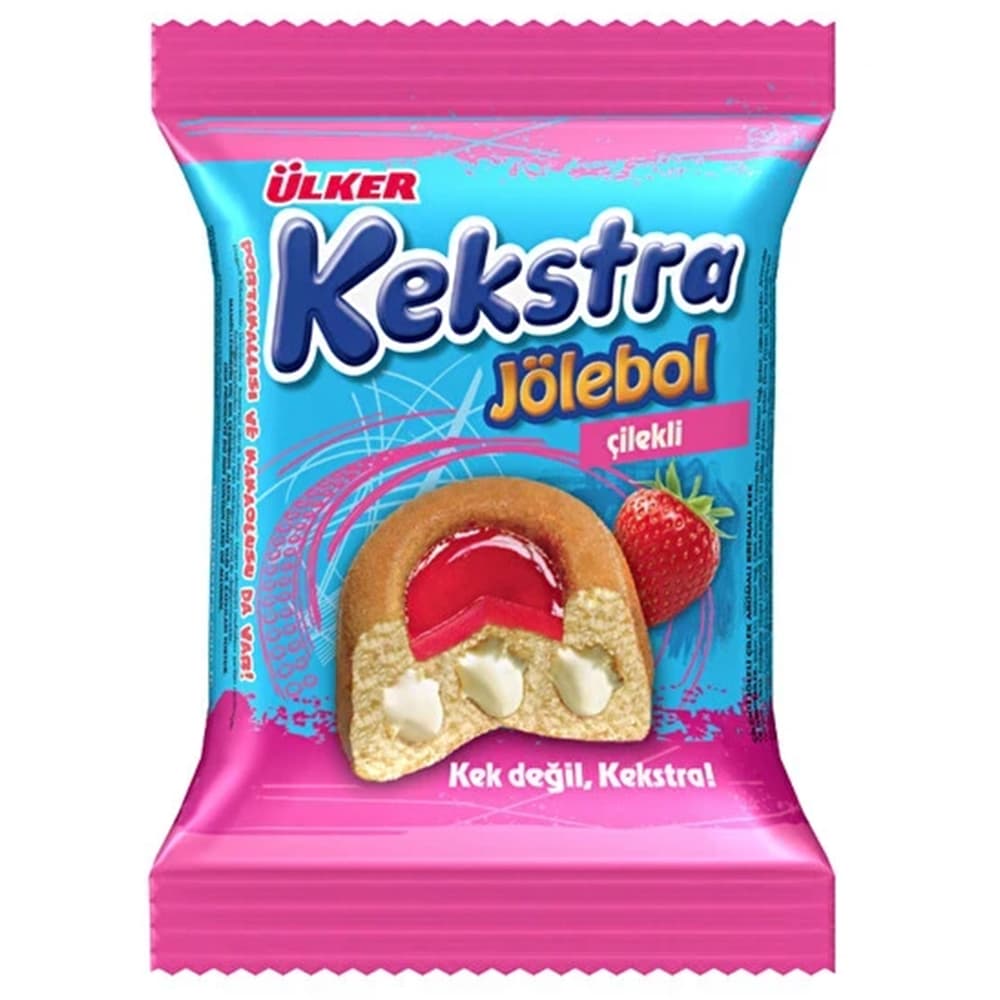 ÜLKER KEKSTRA JÖLEBOL ÇİLEKLİ