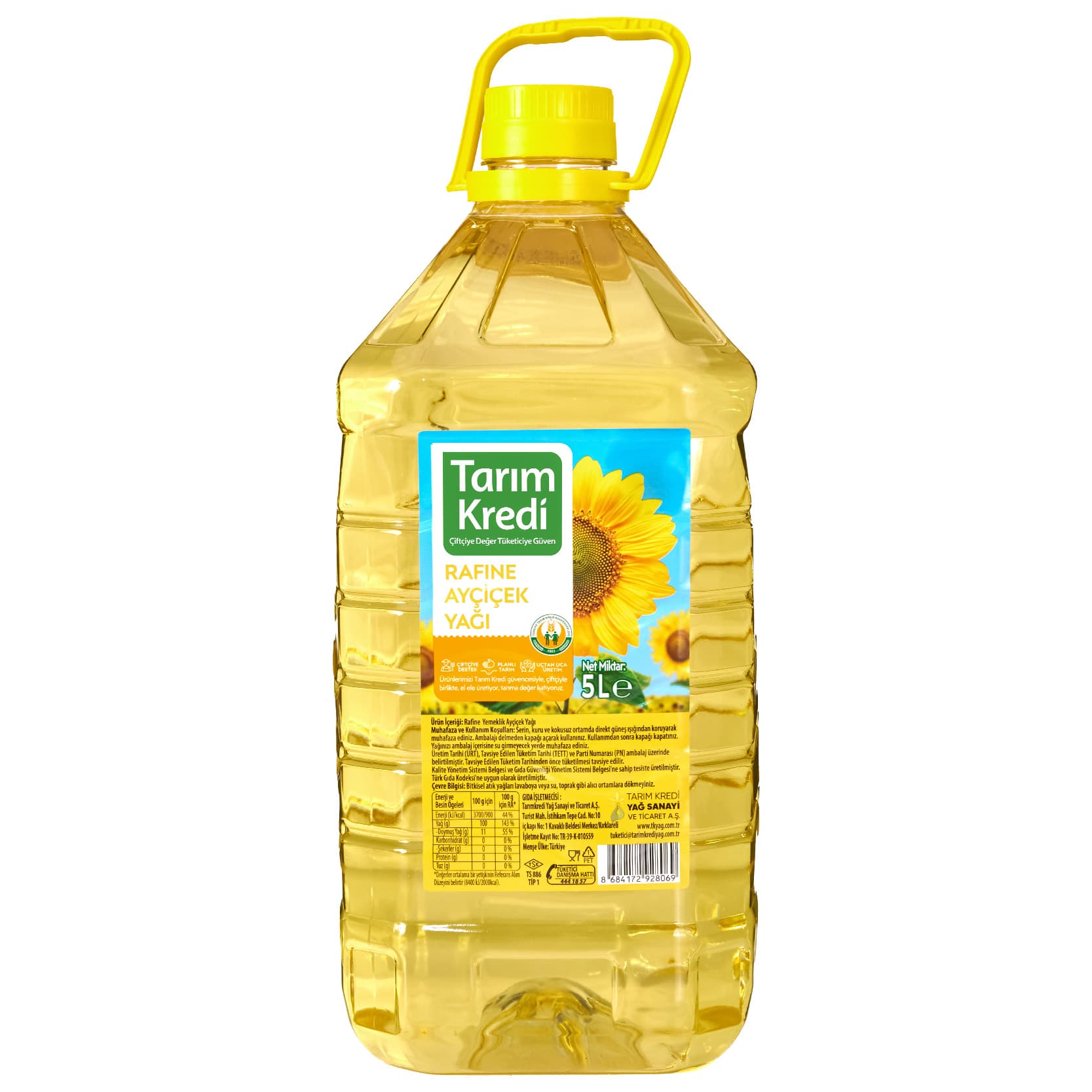 TK AYÇİÇEK YAĞI DAR AĞIZLI PET