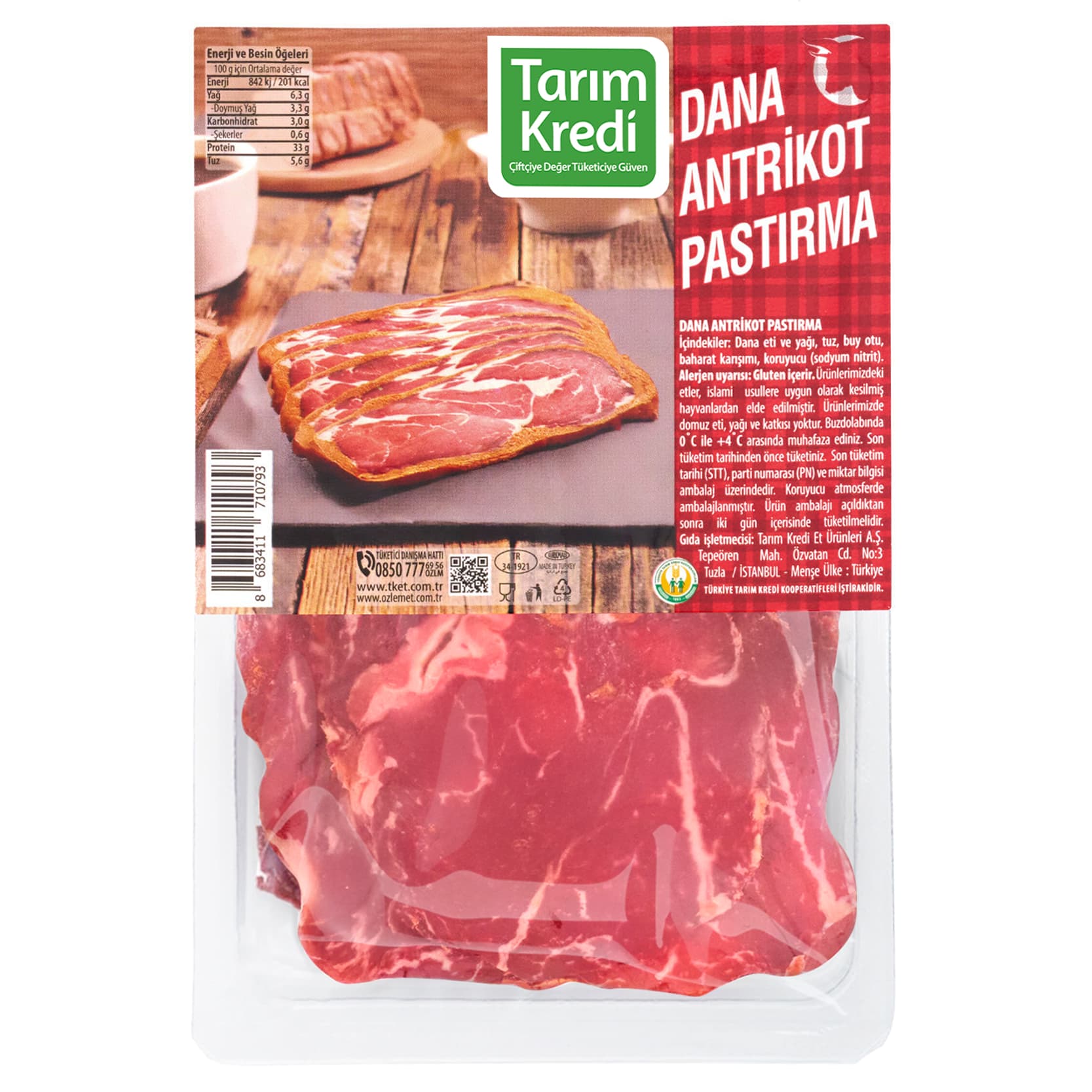 TK ANTRİKOT PASTIRMA