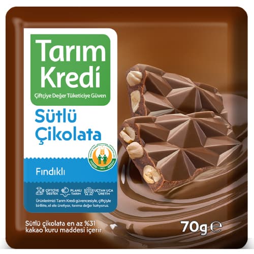 TK KARE ÇİKOLATA SÜTLÜ