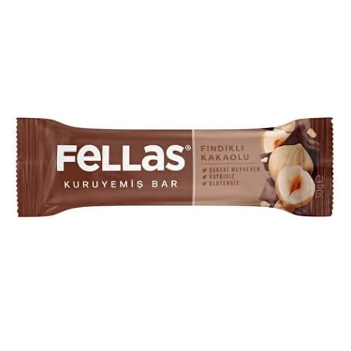 FELLAS FINDIKLI KAKAOLU KURUYEMİŞ BAR 30 G